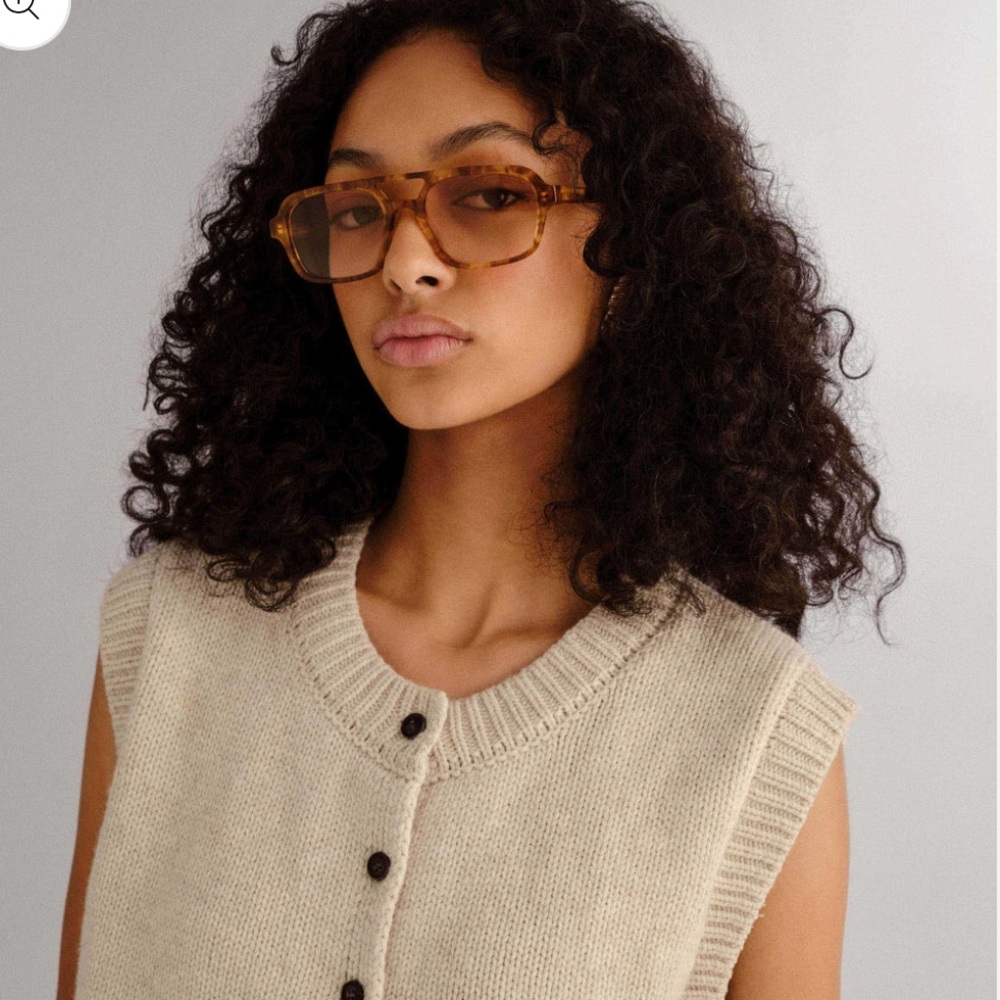 Women’s Amber Tortoiseshell Square Sunglasses